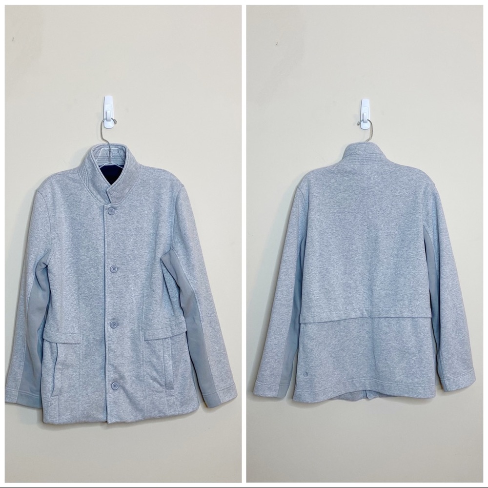 Lululemon Jacket Gray Button Up - image 1